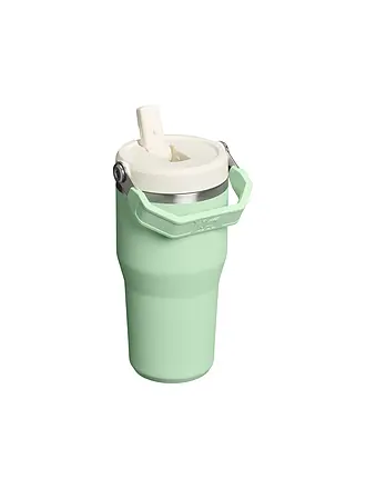 STANLEY | Isolierflasche - Thermosflasche Flip Straw 2.0 0.6l Black | hellgrün
